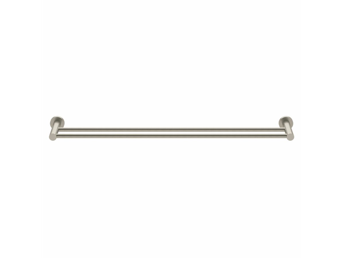 Milli Pure Double Towel Rail 600mm Brushed Nickel from Reece