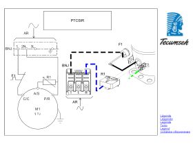 Wiring Diagram - Tecumseh Single Phase Compressor PTCSIR