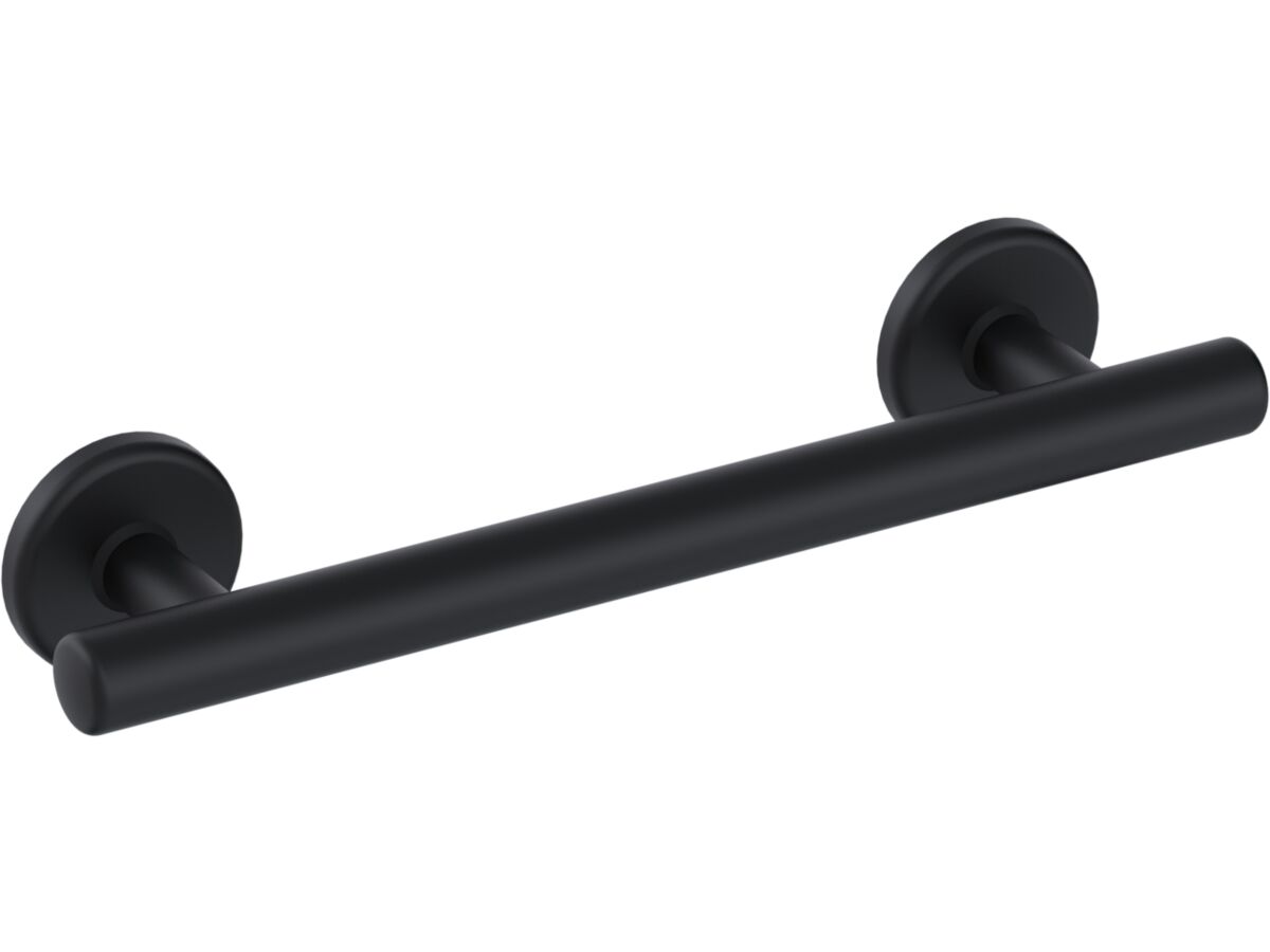 Mizu Drift 300mm Grab Rail Straight Matte Black from Reece