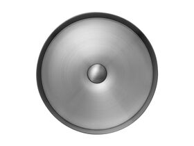 Kado Aspect Stainless Steel Basin Round 400mm with Plug & Waste Brushed Nickel