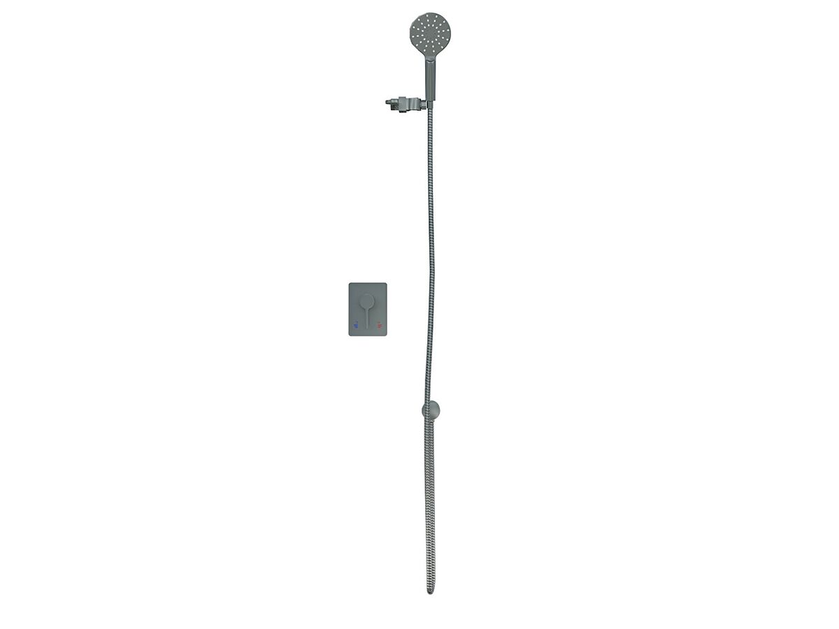 Shower Handset with 2 Meter Hose, Slider and Mixer (4 Star)