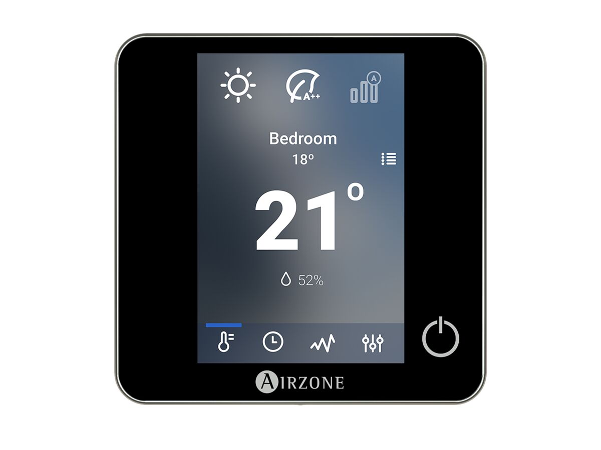 AIRZONE VAF Wired BLUEFACE Main Controller - BLACK