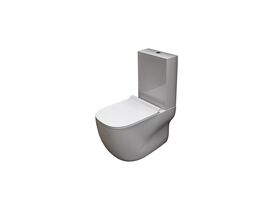 AXA Wild Close Coupled Back To Wall Rimless Toilet Suite Soft Close Quick Release Seat White (4 Star)