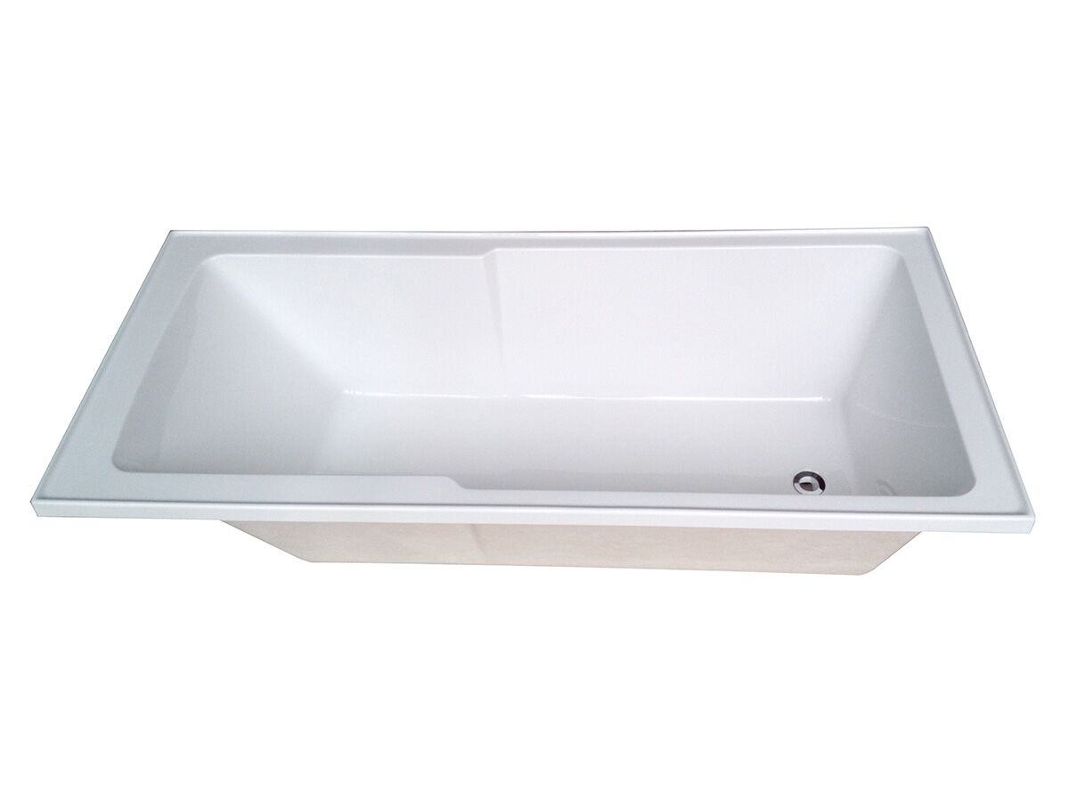 Mizu Bloc Shower Bath 1700 x 780 x 400mm White