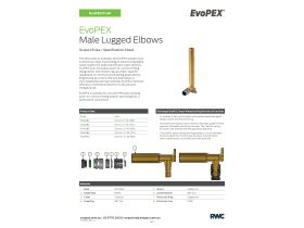 Specification Sheet - EvoPEX LF 19bp Elbow