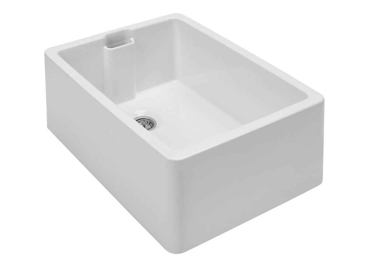 Belfast Fine Fireclay Butler Sink with Internal Overflow 60cm x 46cm