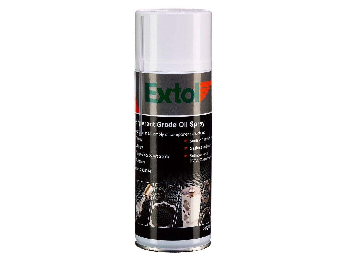 Extol Refrigerant Oil Spray 300g from Reece