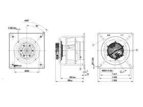 EC Centrifugal Fan Radipac Spider 355 400V 5