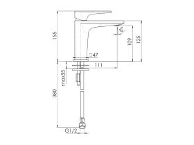 Milli Zato Basin Mixer