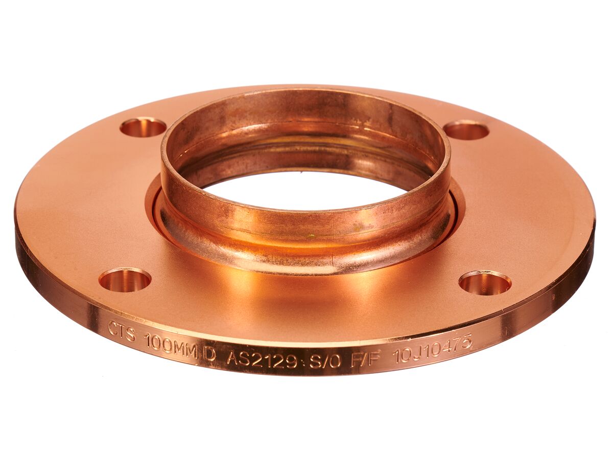 Ardent Copper Flange Adaptor Table D 100mm from Reece