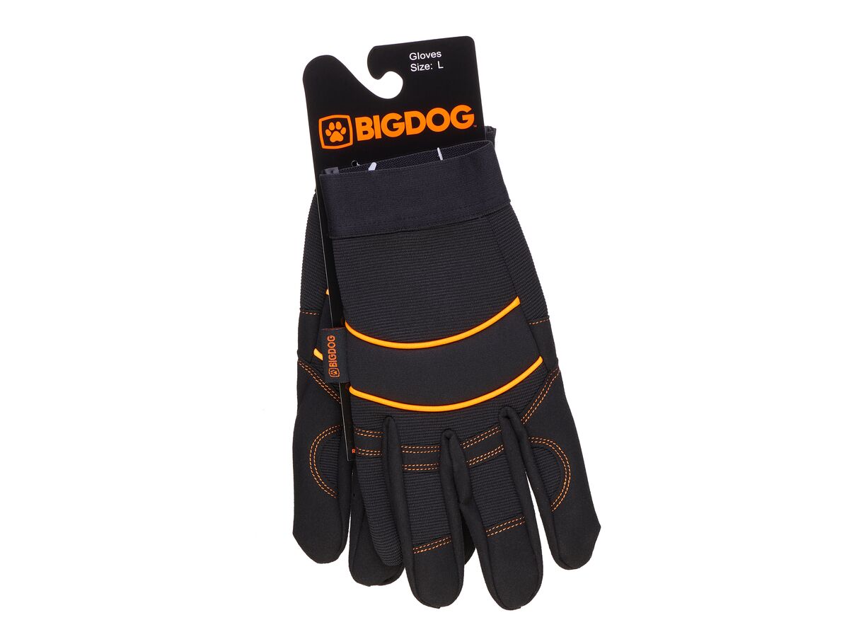 BigDog Work Gloves L