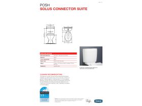 Technical Guide - Posh Solus Concorde Concealed S Trap Toilet Suite White (4 Star)