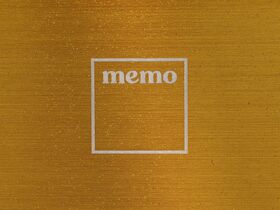 Memo Logo - Nanoplated Gold