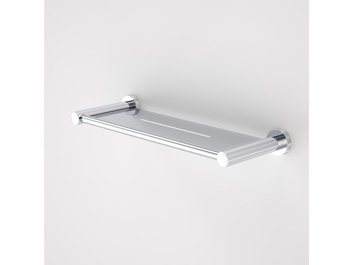 Caroma Cosmo Metal Single Shower Shelf Chrome from Reece