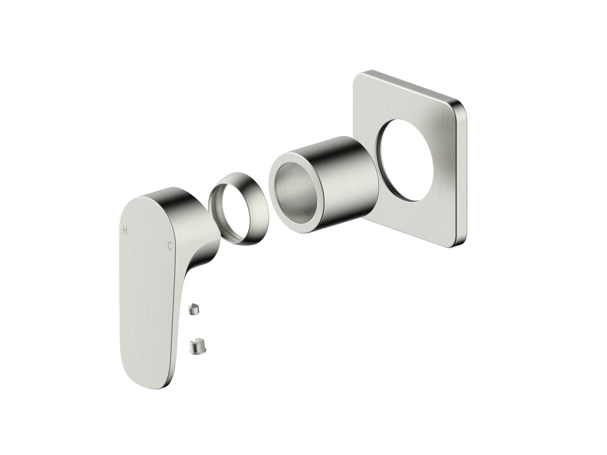 Hero - Mizu Silk Shower Mixer Tap Trimset Brushed Nickel Lead Free