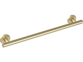 Mizu Drift 600mm Grab Rail Straight Brushed Brass