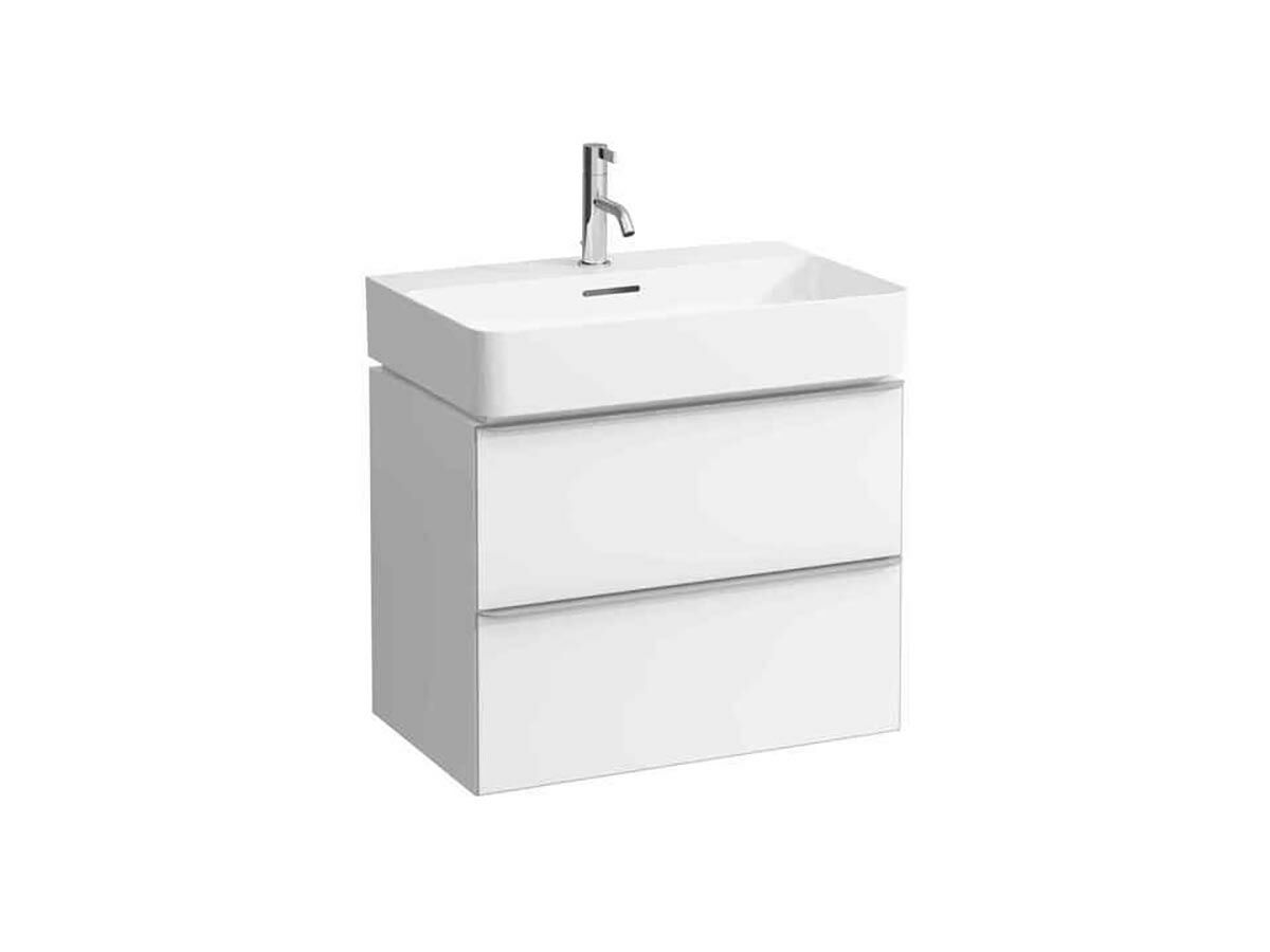 LAUFEN Val Wall Basin with Fixing Bolts with Overflow 1 Taphole 750mm ...