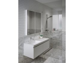 Urban MKII Vanity Unit 1200 Matt White Powdercoat