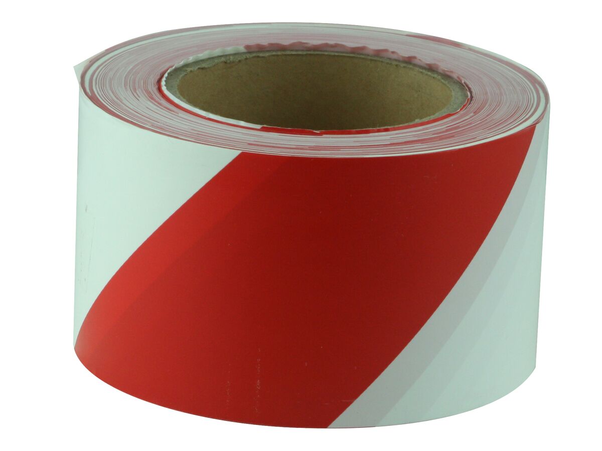 Maxisafe Red and White barricade tape