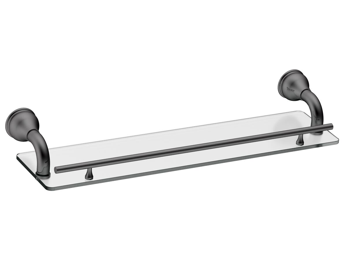 Milli Monument Edit Shower Shelf Brushed Gunmetal from Reece