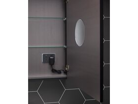 Posh Domaine Plus Shaving Cabinet 2 Door 1200x800mm