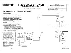 Installation Instructions - Caroma Fixed Shower Outlet