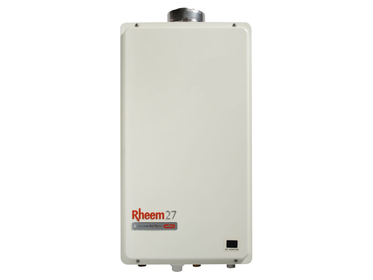 Rheem 6 Star 27L Natural Gas Internal Continuous Flow Hot Water System