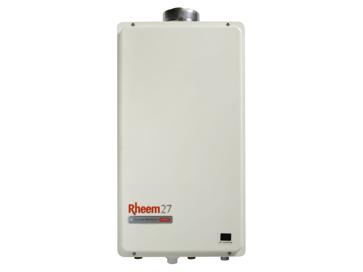Rheem 6 Star 27L Natural Gas 60 Degree Internal Continuous Flow Hot