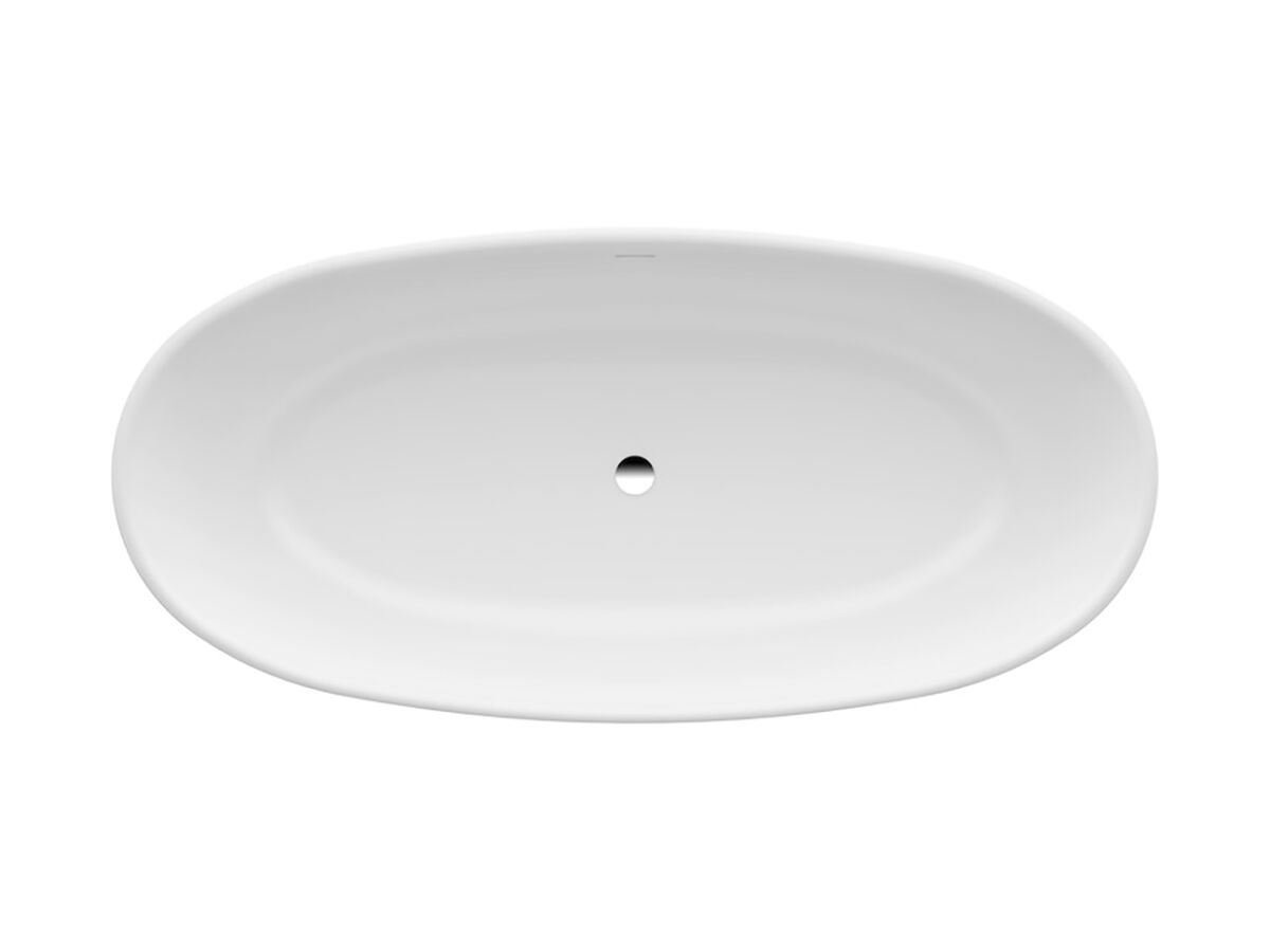 LAUFEN New Classic Freestanding Bath 1900mm with Overflow Waste White