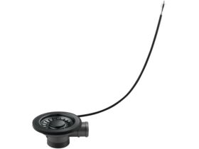 Franke Remote Basket Waste 90mm x 50mm With Overflow Anthracite PVD