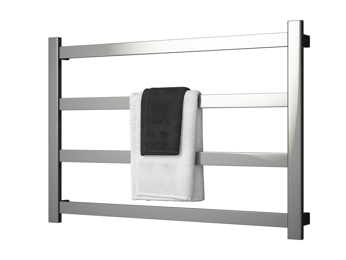 Milli Edge MK2 Heated Towel Rail 1050mm x 720mm Polished Stainless Steel