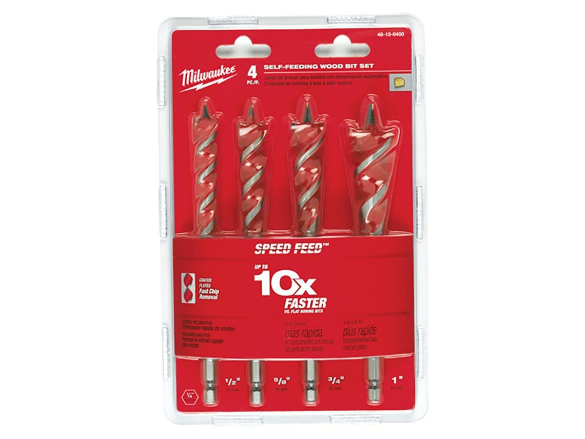 Milwaukee Speedfeed 4 Piece Kit 13-25mm