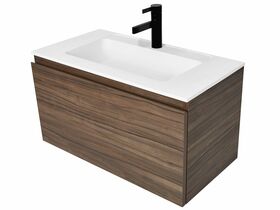 Tasca Slimline Wall Hung Vanity Unit Single Bowl 750mm