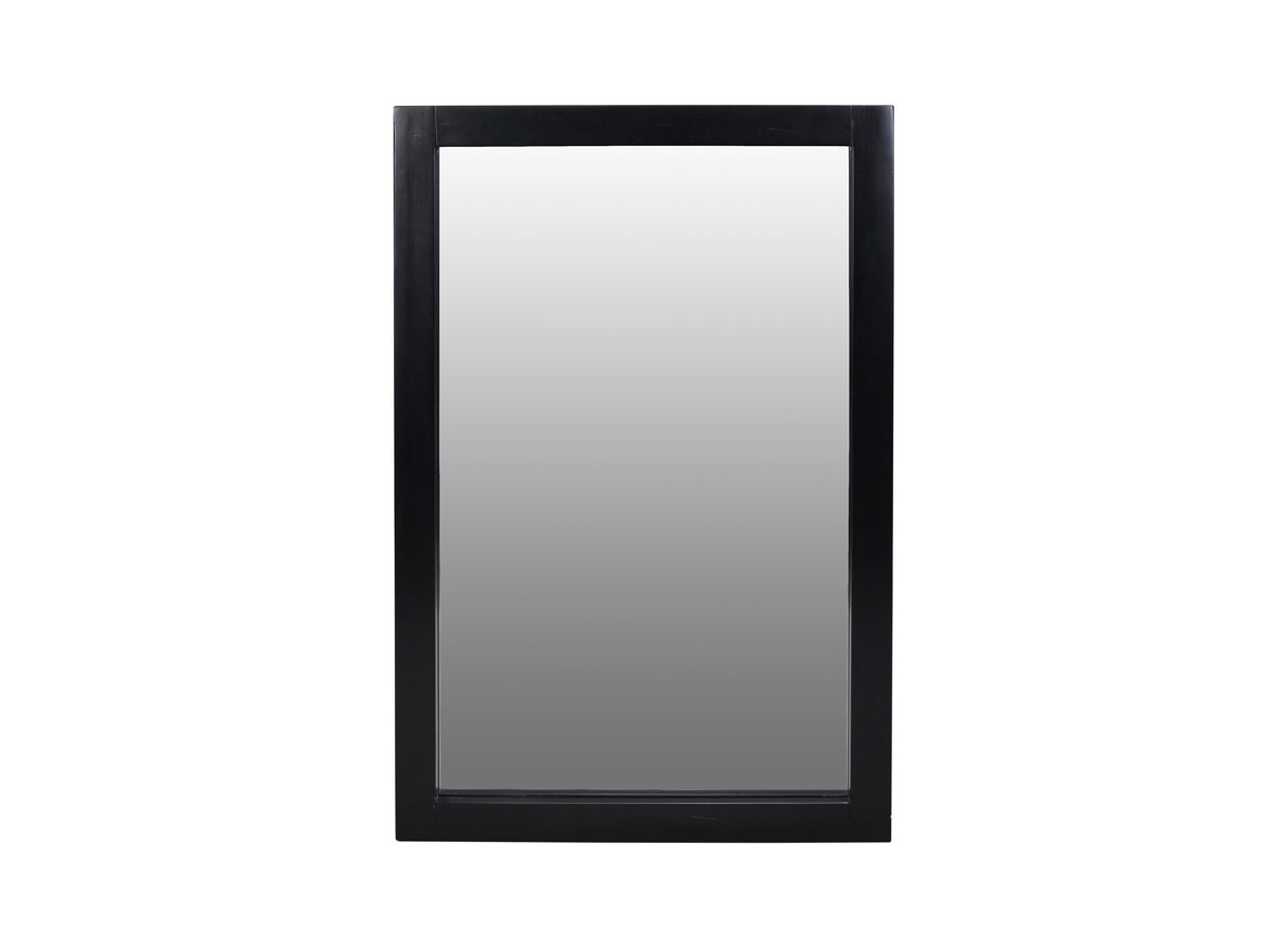 Mizu Bloc 900mm x 600mm Wall Mounted Mirror Black from Reece