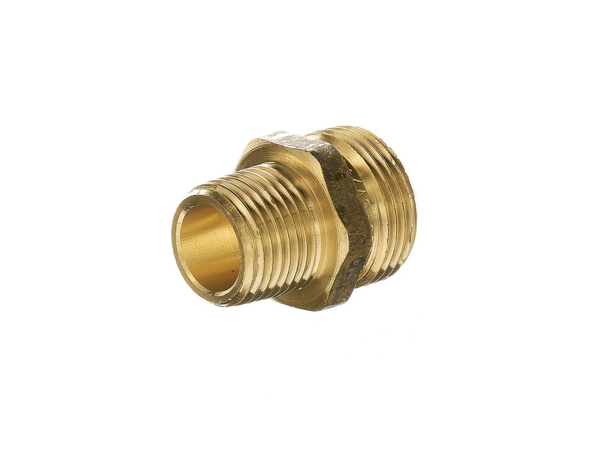 Nipple Hex Reducing Brass Dishwasher 20mm x 15mm