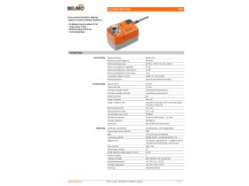 Specification Sheet - Smart Temp Belimo Actuator 24V TF-24
