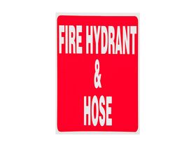 Location Signs - Fire Hydrant & Hose - Plastic