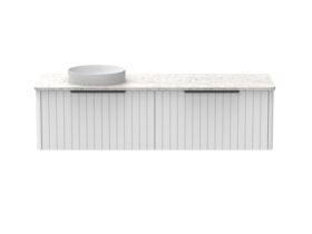 Kado Neue All-Drawer 1500 Left Offset Bowl Wall Hung Caesarstone