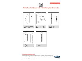 Installation Instructions - Nikles Pure Rail Shower with 140mm Handpiece Chrome (3 Star)