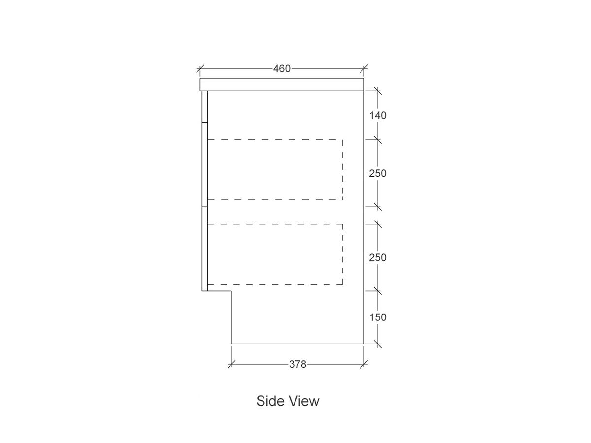 Acqua Kick Single Bowl Vanity Unit 900mm Blackbutt Timber Top
