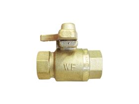 Water Meter Ball Valve Inline Lockable Long Handle 20mm Female x 20mm Female