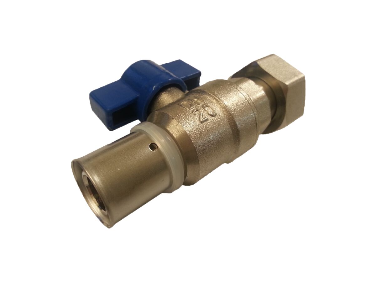 Rifeng Swivel Ball Valve 20mm x 3/4" Blue Handle Water from Reece