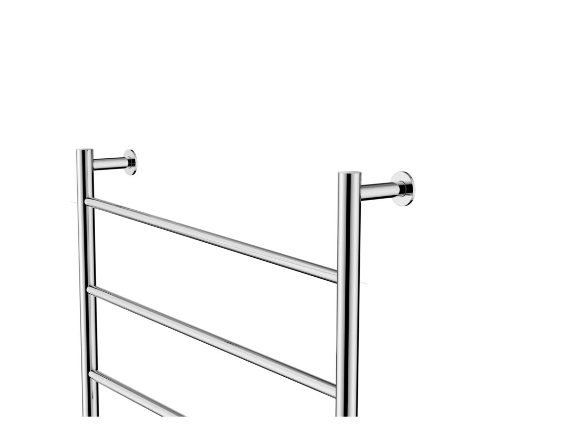 Posh Solus MK2 Heated Towel Rail 700 x 700mm Polished Stainless Steel