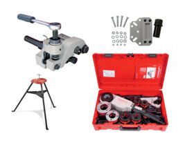 Rothenberger Portable Roll Groover & Thread Kit