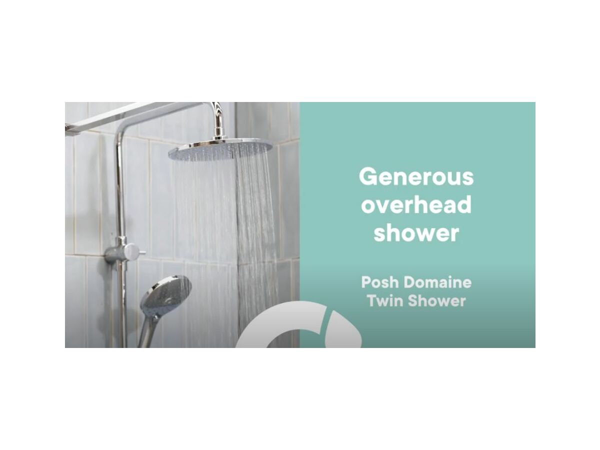 Posh Domaine Twin Showers