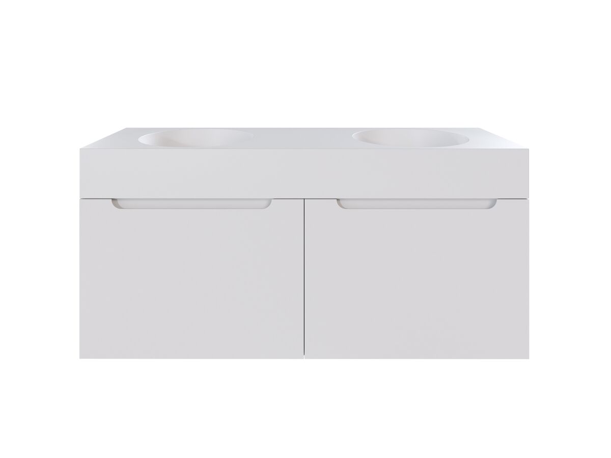 Hero - Omvivo Neo Two Wall Hung Vanity 1400