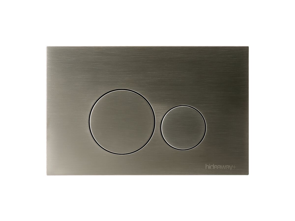 Hideaway+ Round Button ABS Brushed Nickel