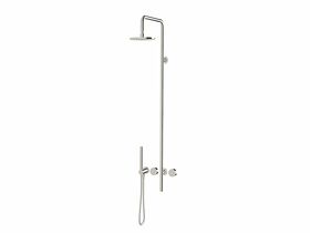 Milli Pure Progressive Shower Mixer Column System with Handshower Right Hand Chrome Plated