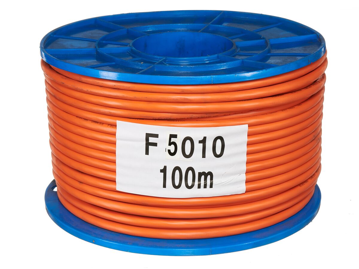 E/Cable Cable 1mm 4C+E Flex Orange F5010-OR