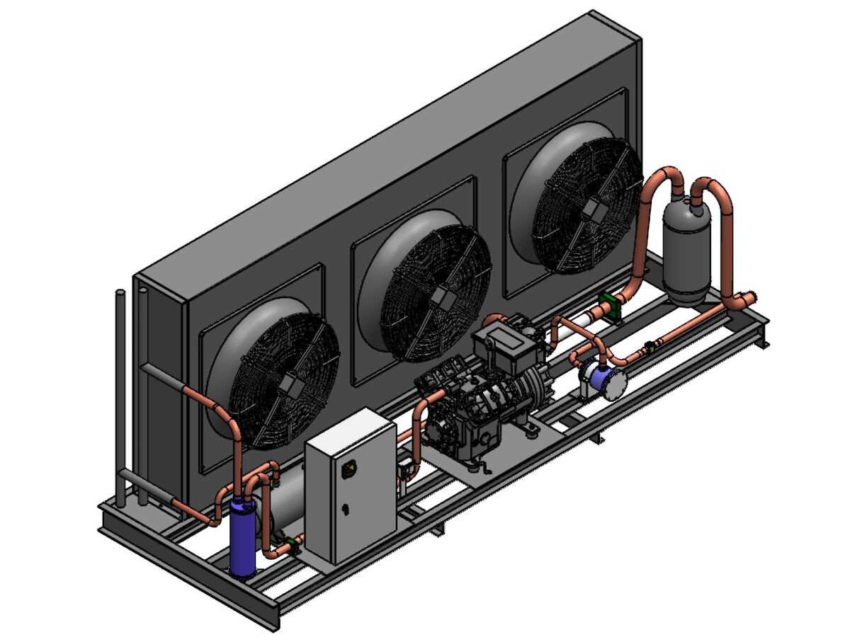 Tecumseh Semi-hermetic Evo Condensing Unit Sht4632zhr 3ph